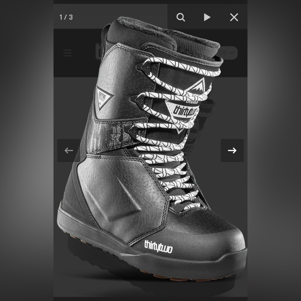 ThirtyTwo Lashed Black Snowboard Boot